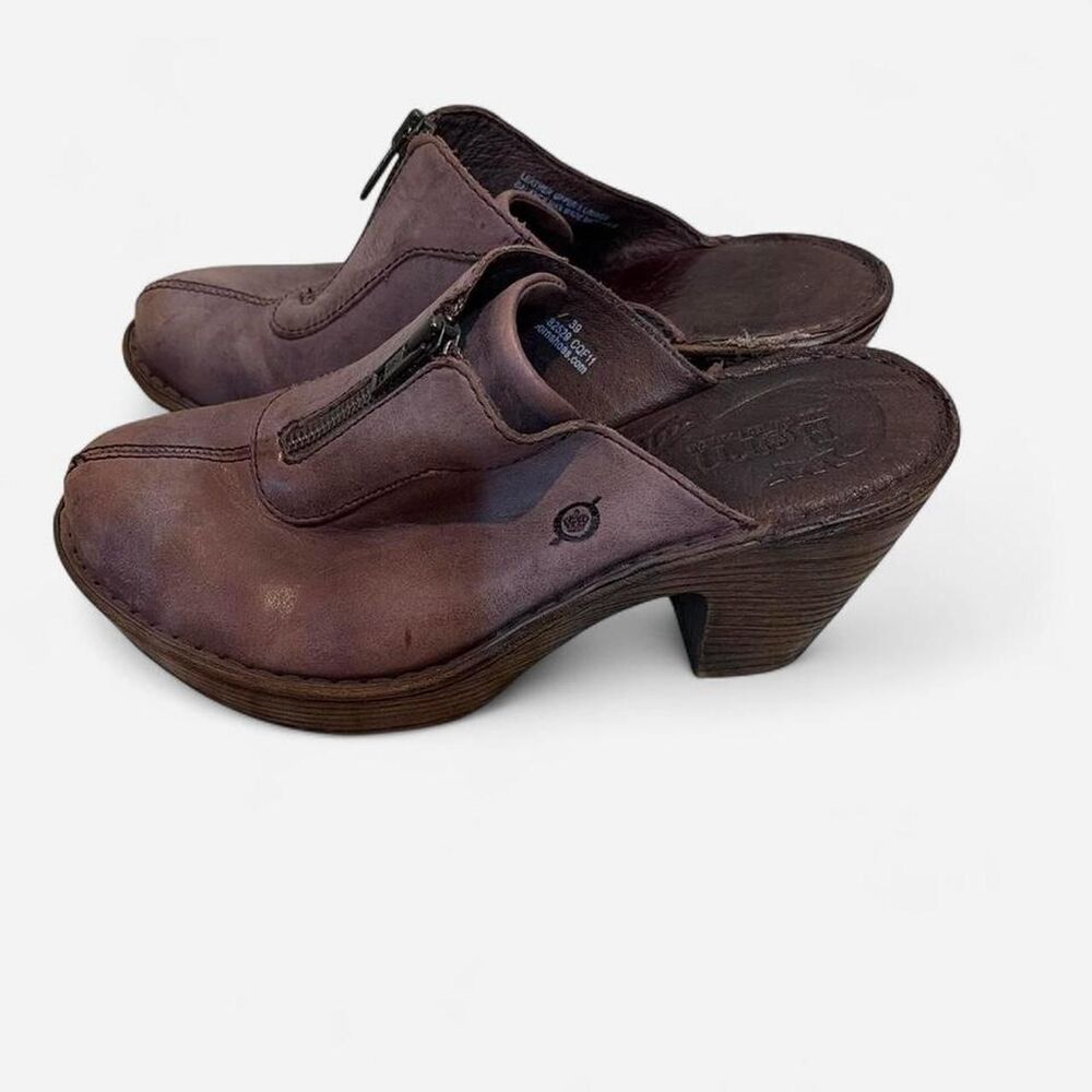 Born Women's Brown and Purple Clogs